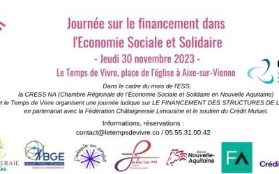 Journée sur le financement dans l’Economie Sociale et Solidaire