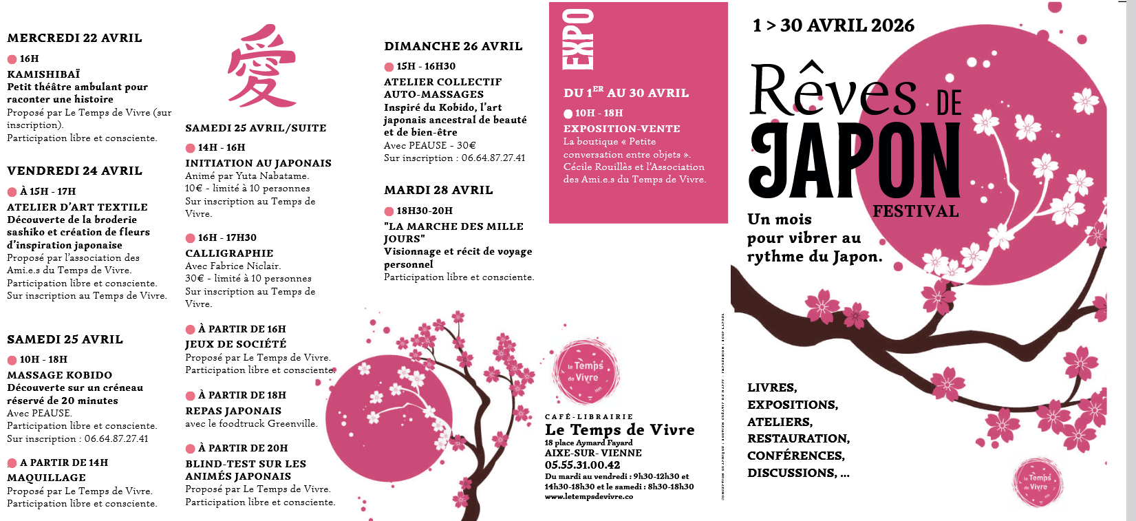 Rêves de Japon_recto Programme Festival Rêves de Japon recto