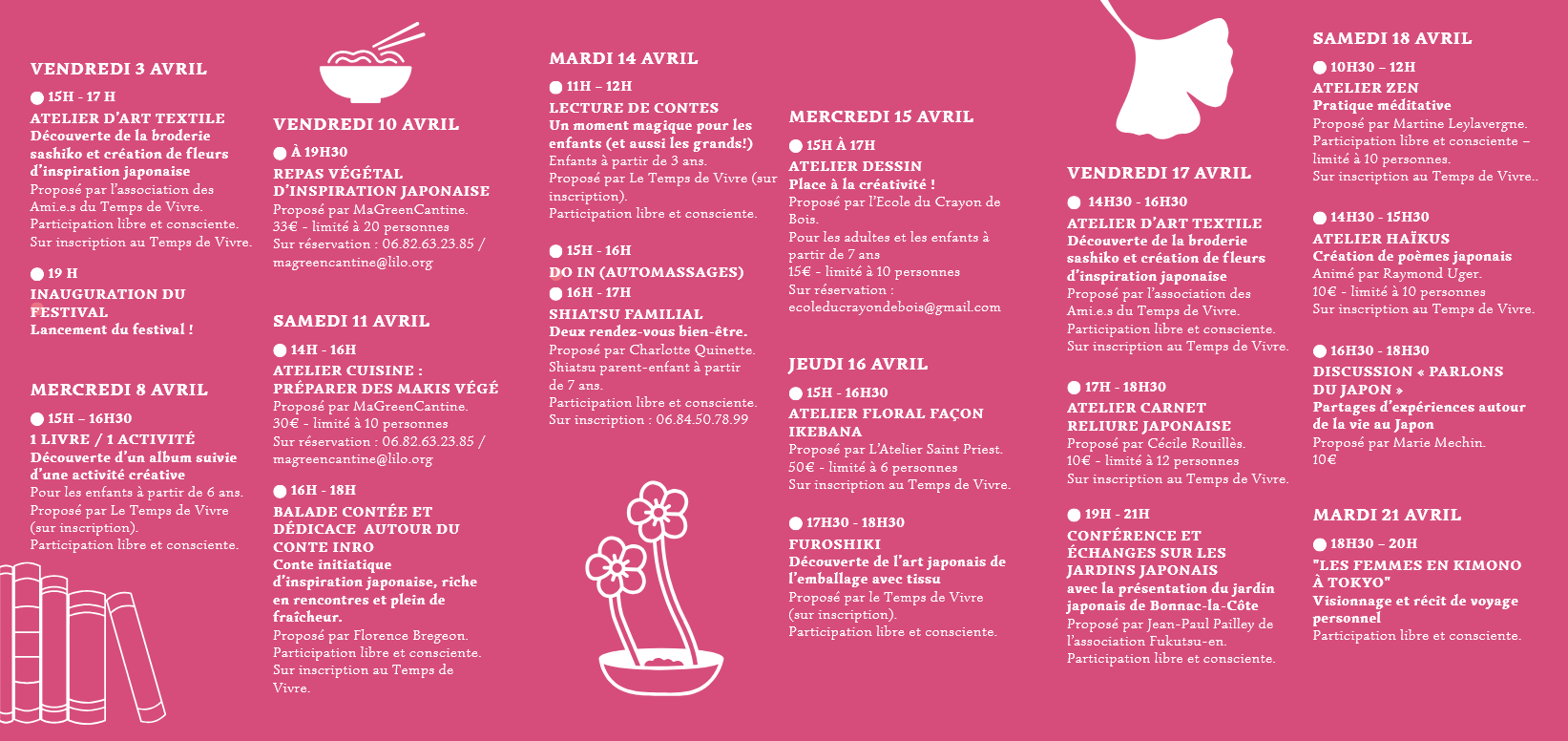 Rêves de Japon_verso Programme Festival Rêves de Japon verso