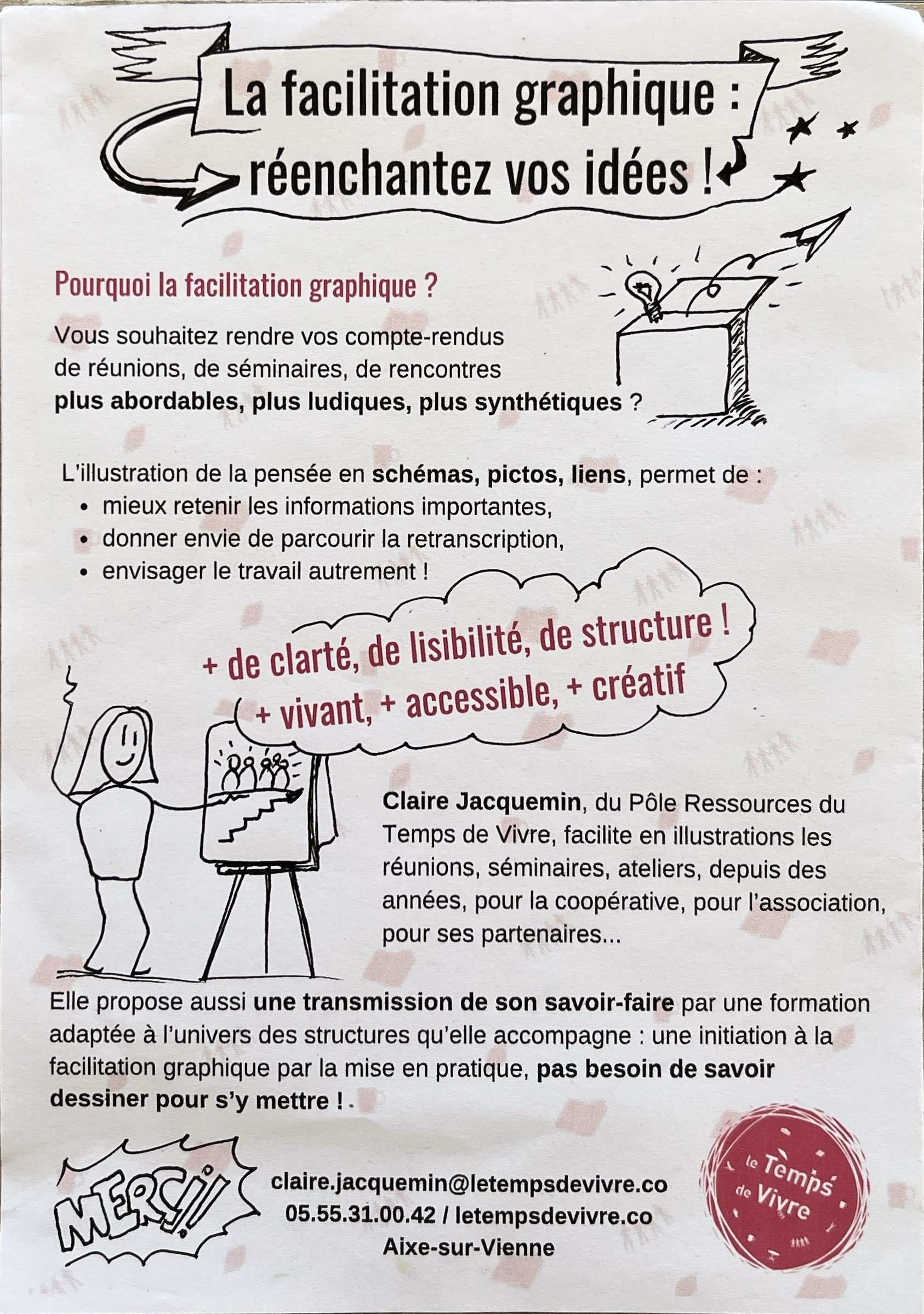 Flyer facilitation graphique RECTO Programme Fête du soleil